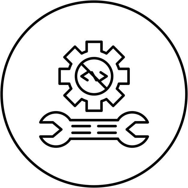 Imagen vectorial de icono de herramienta sin código Puede utilizarse para sin código
