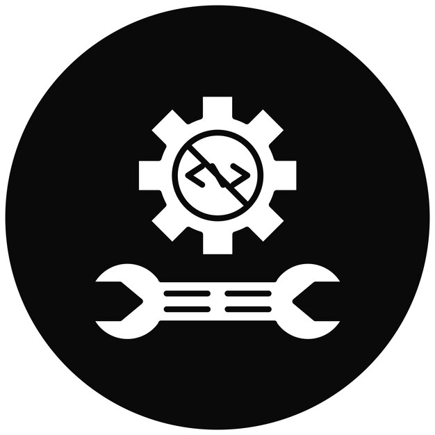 Imagen vectorial de icono de herramienta sin código Puede utilizarse para sin código