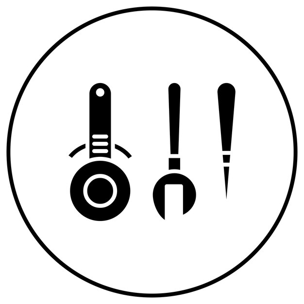 Imagen vectorial del icono de la herramienta de costura Se puede utilizar para la costura