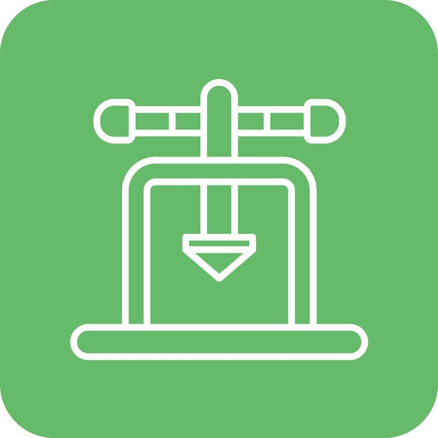 Imagen vectorial del icono de la herramienta de inflamación Se puede utilizar para la fontanería