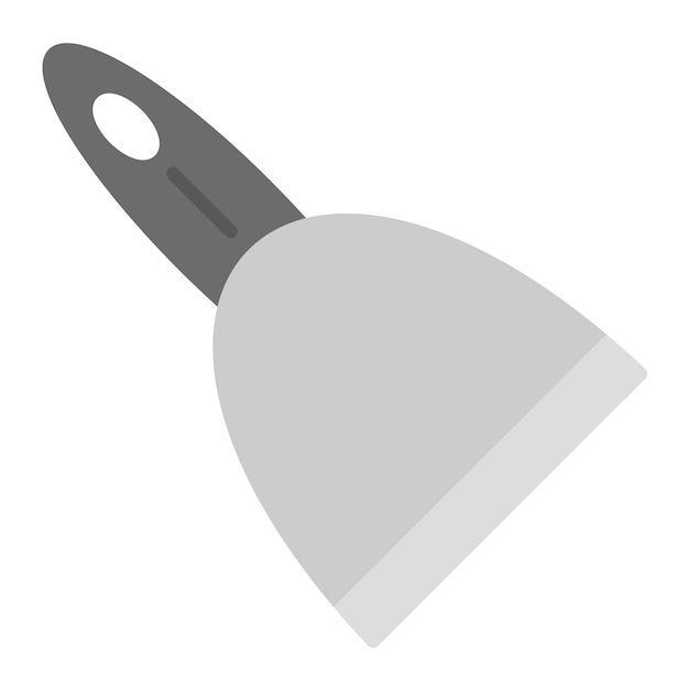 Imagen vectorial del icono de la herramienta de raspado se puede usar para herramientas