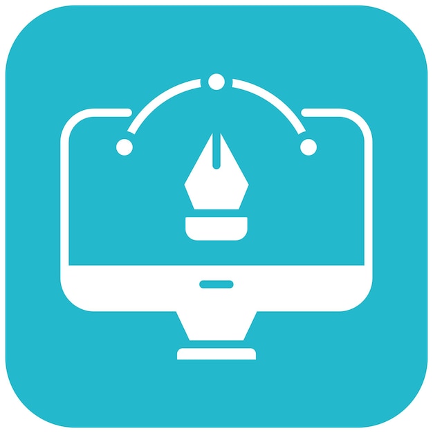 Imagen vectorial de icono de herramientas de diseño Se puede utilizar para el diseño