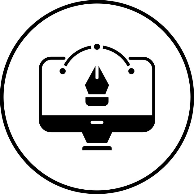 Imagen vectorial de icono de herramientas de diseño Se puede utilizar para el diseño