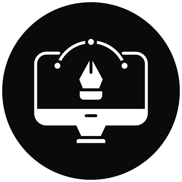 Imagen vectorial de icono de herramientas de diseño Se puede utilizar para el diseño