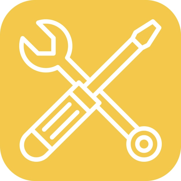 Imagen vectorial del icono de las herramientas Se puede utilizar para la arqueología