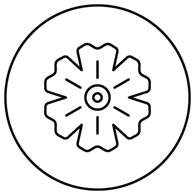 Imagen vectorial del icono del hibisco Se puede usar para el verano
