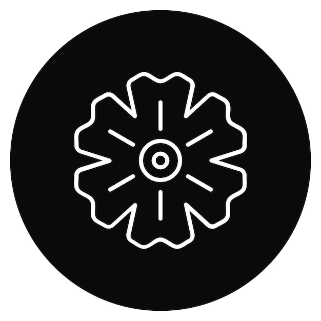 Imagen vectorial del icono del hibisco Se puede usar para el verano