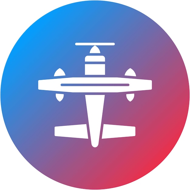 Imagen vectorial del icono del hidroavión Se puede utilizar para Coastline