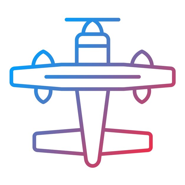 Imagen vectorial del icono del hidroavión Se puede utilizar para Coastline