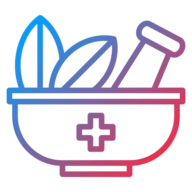 Imagen vectorial de icono de hierbas Puede utilizarse para la dermatología