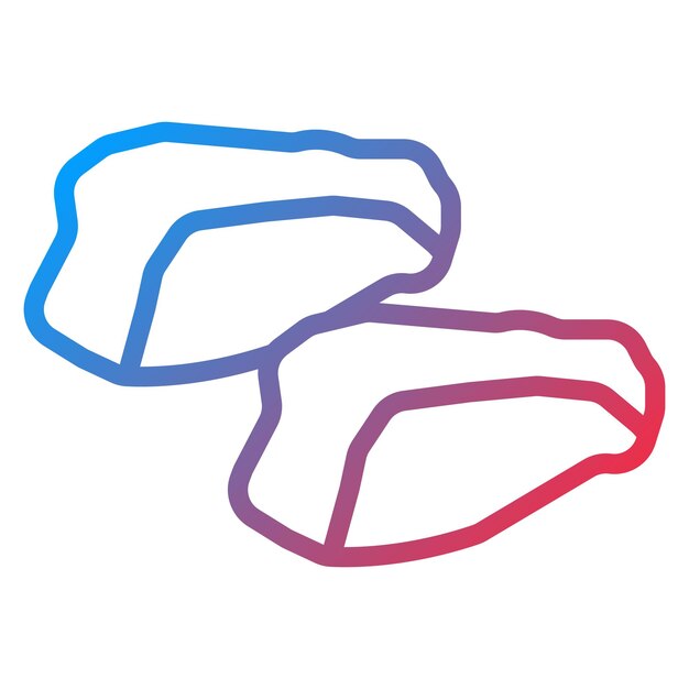 La imagen vectorial del icono de hierro se puede utilizar para Raw Metrial