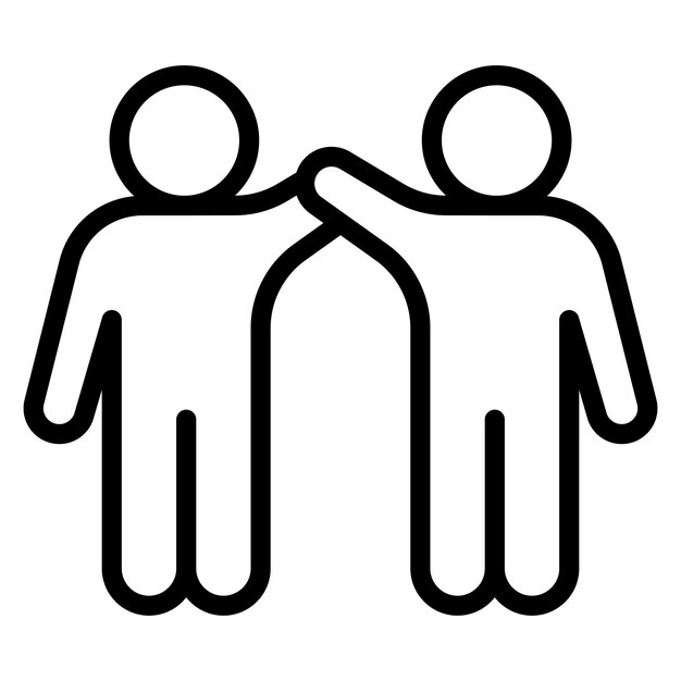 Imagen vectorial de icono de High Five Crowd Se puede usar para Maratón