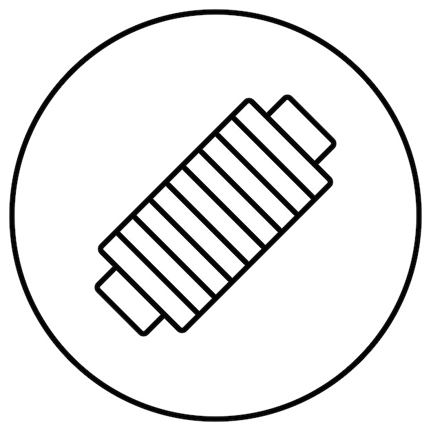 La imagen vectorial del icono del hilo se puede utilizar para coser