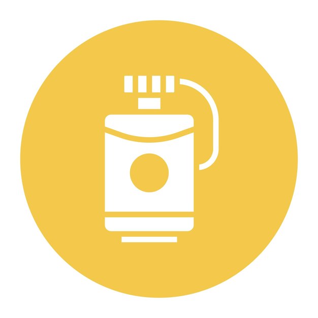 Imagen vectorial del icono de Hip Flask Se puede usar para el trekking