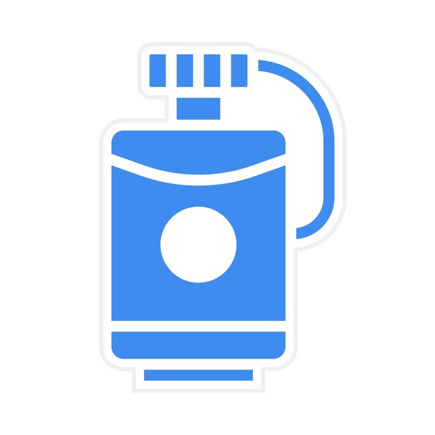 Imagen vectorial del icono de Hip Flask Se puede usar para el trekking