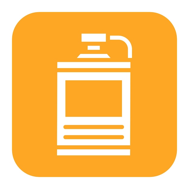 La imagen vectorial del icono de Hip Flask se puede utilizar para Bar