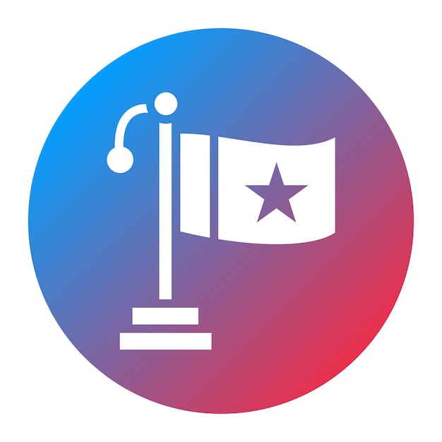 Imagen vectorial del icono del hito Se puede utilizar para la evaluación del proyecto