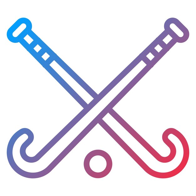 La imagen vectorial del icono de hockey se puede usar para el boliche