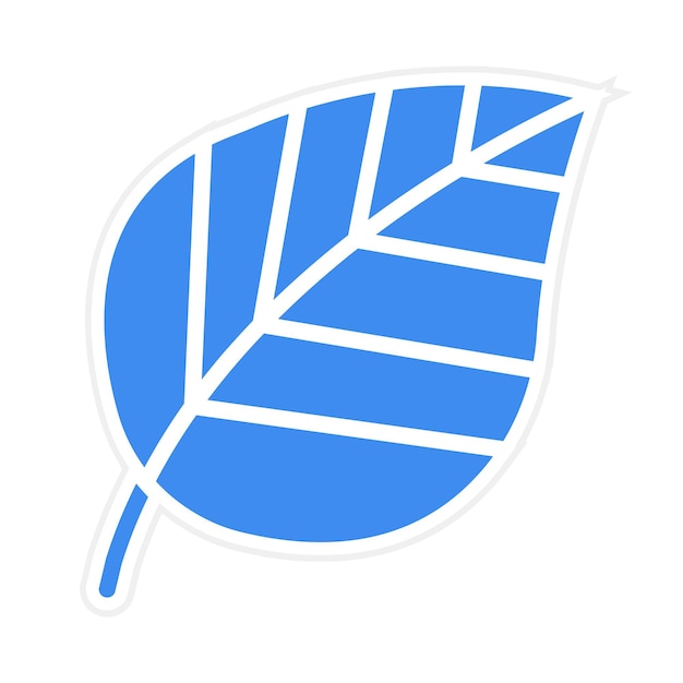 La imagen vectorial del icono de la hoja se puede utilizar para la agricultura