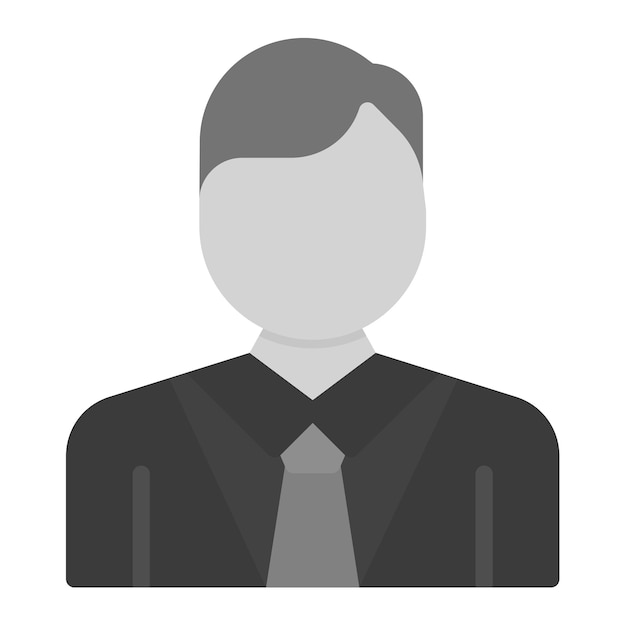 Imagen vectorial de icono de hombre de negocios Se puede usar para logros