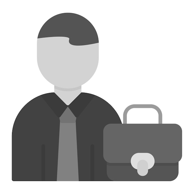 Imagen vectorial de icono de hombre de negocios Se puede usar para personas de negocios