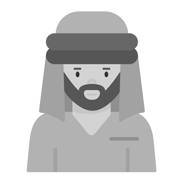 Imagen vectorial del icono del hombre Se puede usar para Dubai