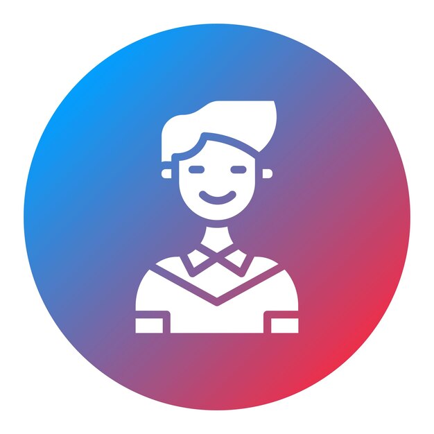 Imagen vectorial del icono del hombre Se puede usar para Fairytale