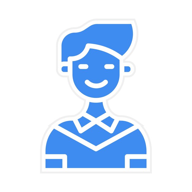 Imagen vectorial del icono del hombre Se puede usar para Fairytale
