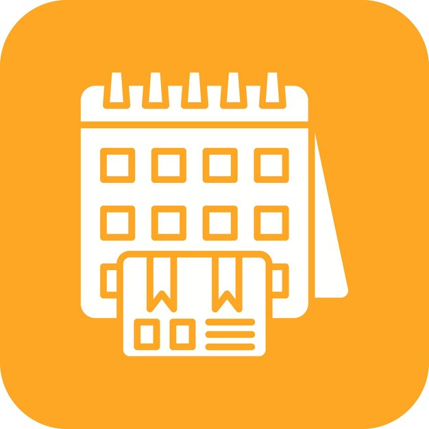 Imagen vectorial del icono del horario de entrega Se puede utilizar para la entrega y la logística