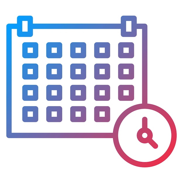Imagen vectorial del icono del horario Se puede utilizar para el ferrocarril