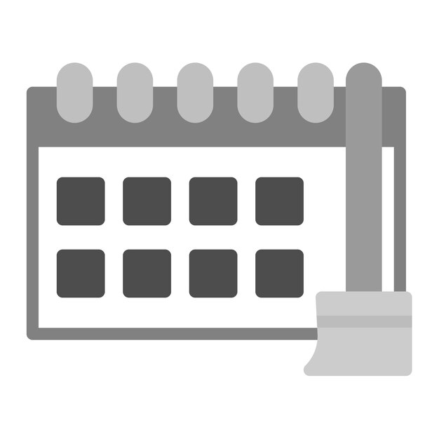 Imagen vectorial de icono de horario de tareas Se puede usar para la adopción de niños