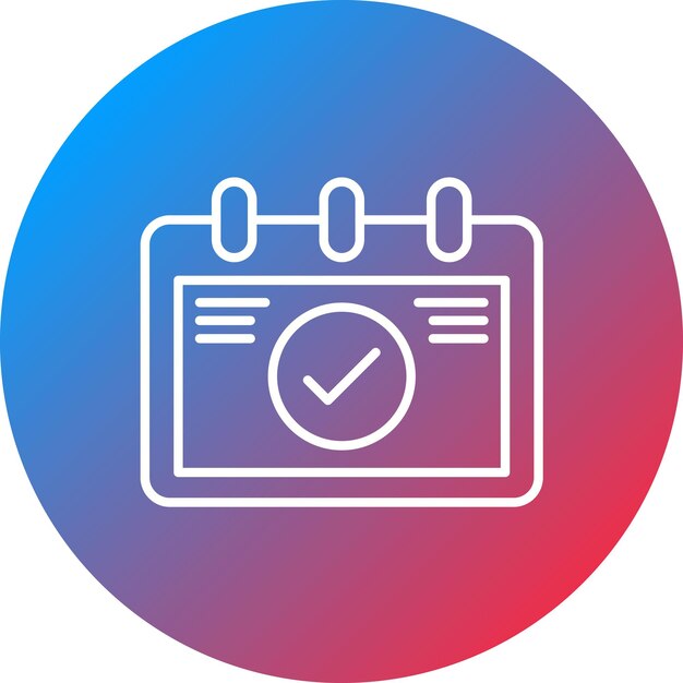 La imagen vectorial del icono de hoy se puede usar para la hora y la fecha