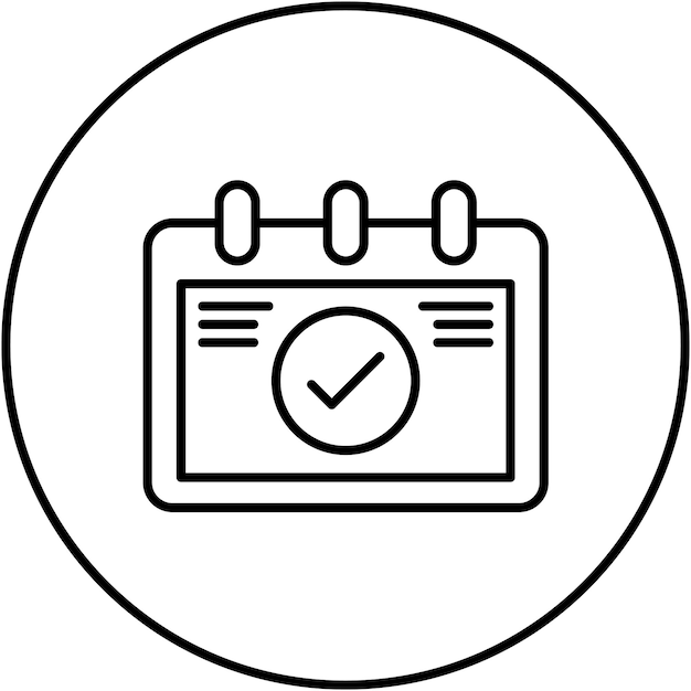 La imagen vectorial del icono de hoy se puede usar para la hora y la fecha