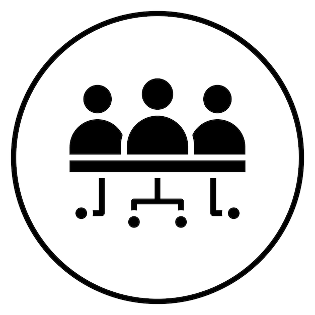 Imagen vectorial de icono de HR Stratgey Puede utilizarse para la gestión de productos
