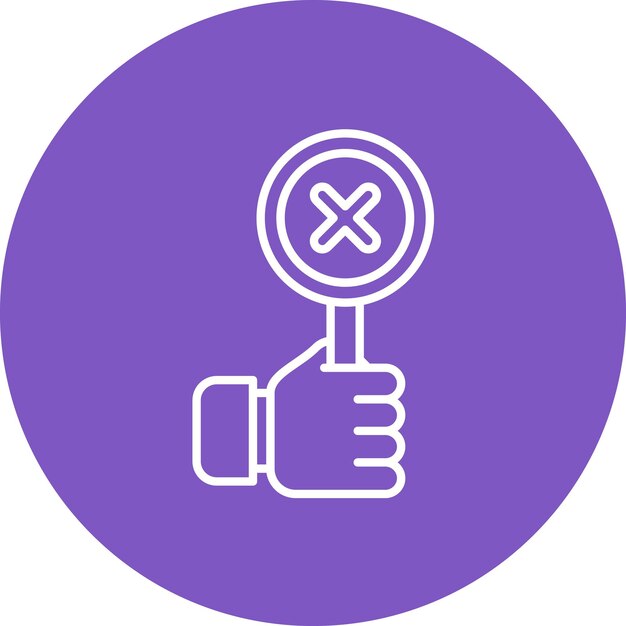 Imagen vectorial del icono de huelga Se puede utilizar para Recursos Humanos
