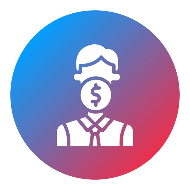 Imagen vectorial del icono de Hush Money Se puede usar para Corrupción