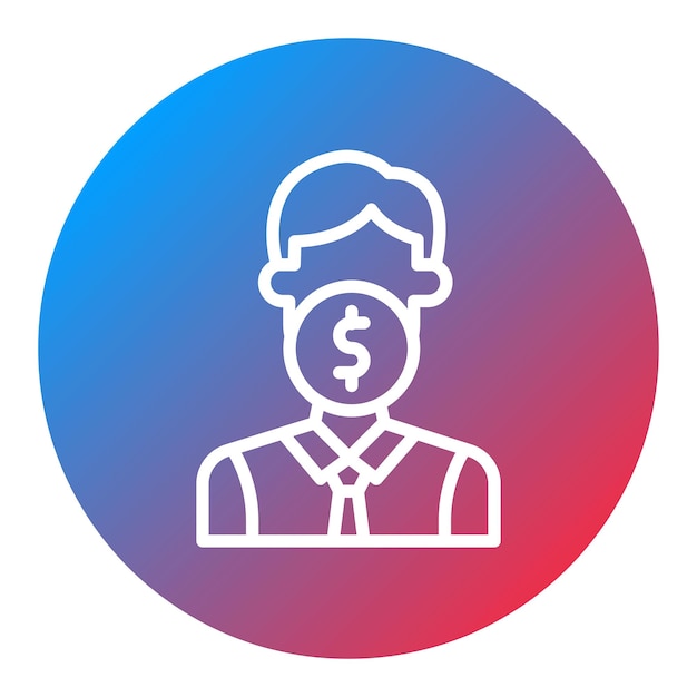 Imagen vectorial del icono de Hush Money Se puede usar para Corrupción