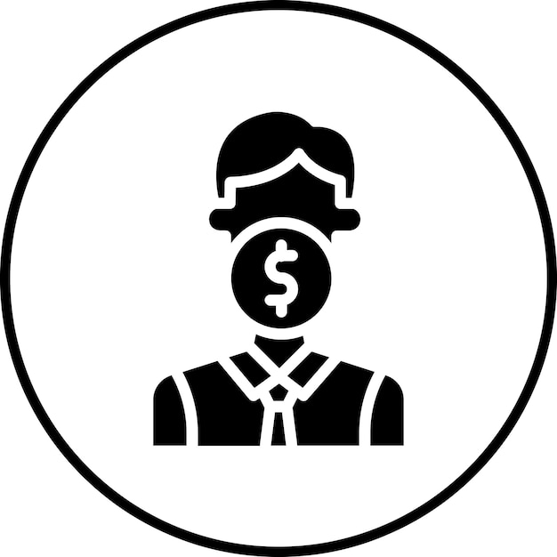 Imagen vectorial del icono de Hush Money Se puede usar para Corrupción