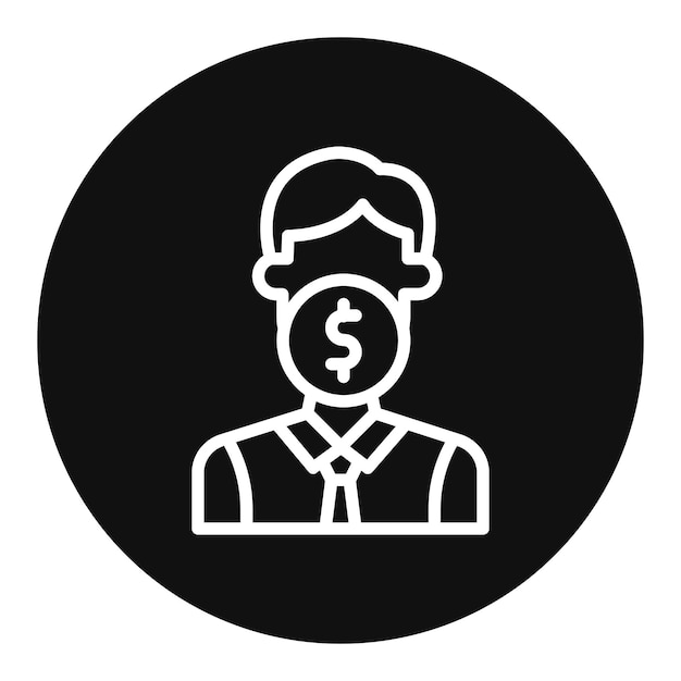 Imagen vectorial del icono de Hush Money Se puede usar para Corrupción