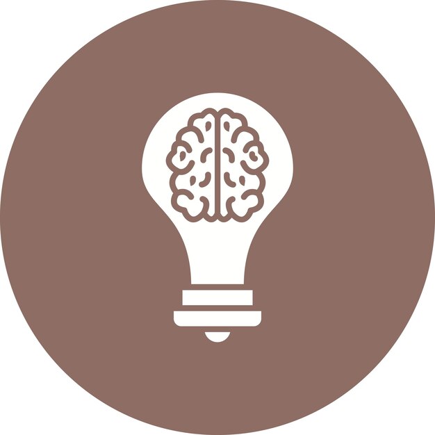 Imagen vectorial de icono de idea creativa Se puede usar para negocios y oficinas