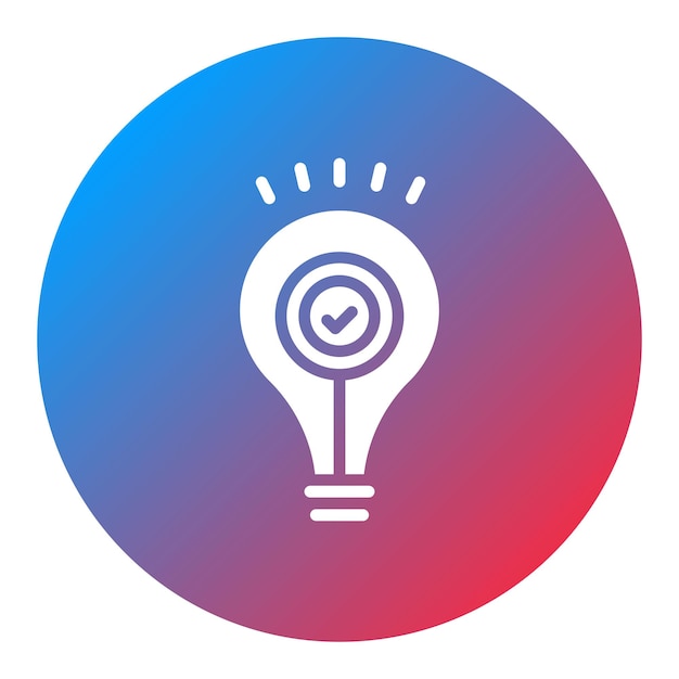 Imagen vectorial de icono de idea creativa Puede utilizarse para el manejo de crisis