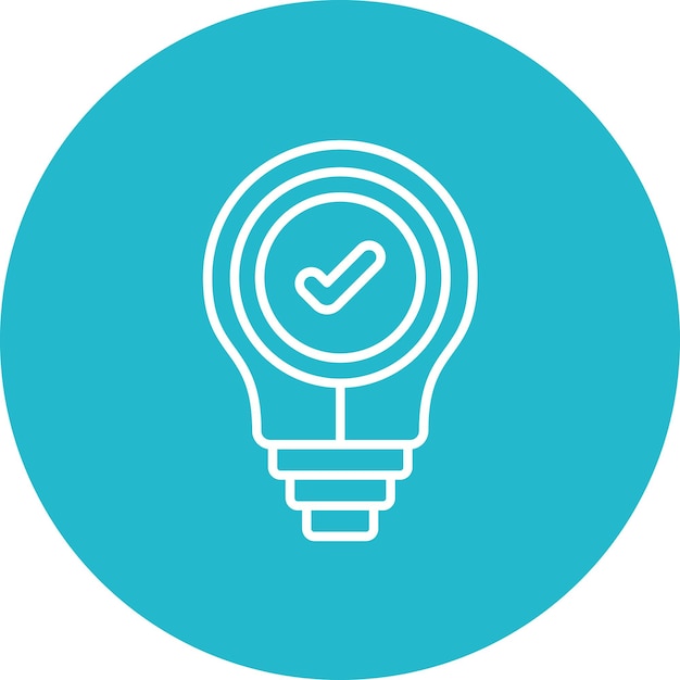 Imagen vectorial de icono de idea de marketing Se puede utilizar para la gestión empresarial