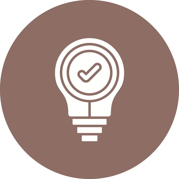 Imagen vectorial de icono de idea de marketing Se puede utilizar para la gestión empresarial