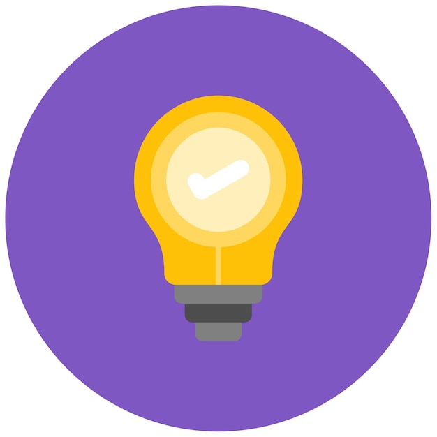 Imagen vectorial de icono de idea de marketing Se puede utilizar para la gestión empresarial