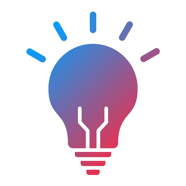 La imagen vectorial del icono de la idea se puede usar para el futuro