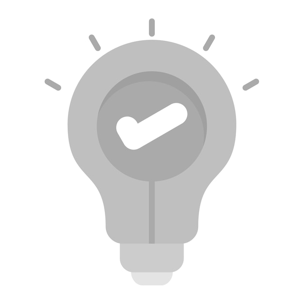 Imagen vectorial de icono de idea Se puede utilizar para la creatividad
