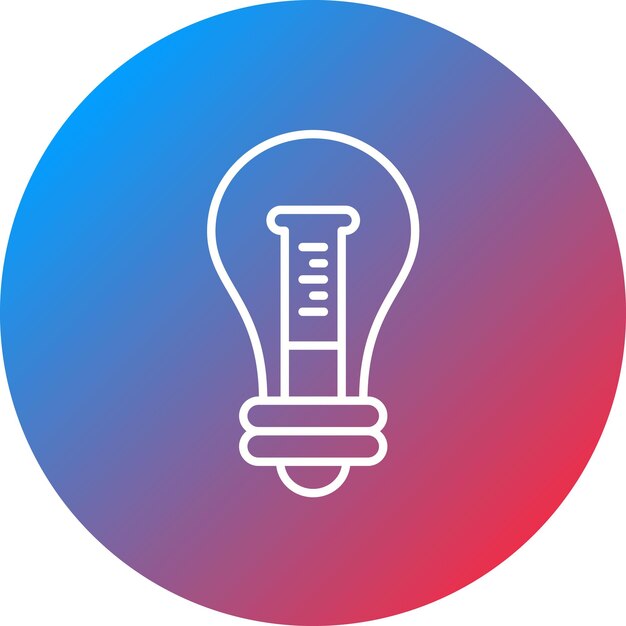 La imagen vectorial del icono de la idea se puede utilizar para la química