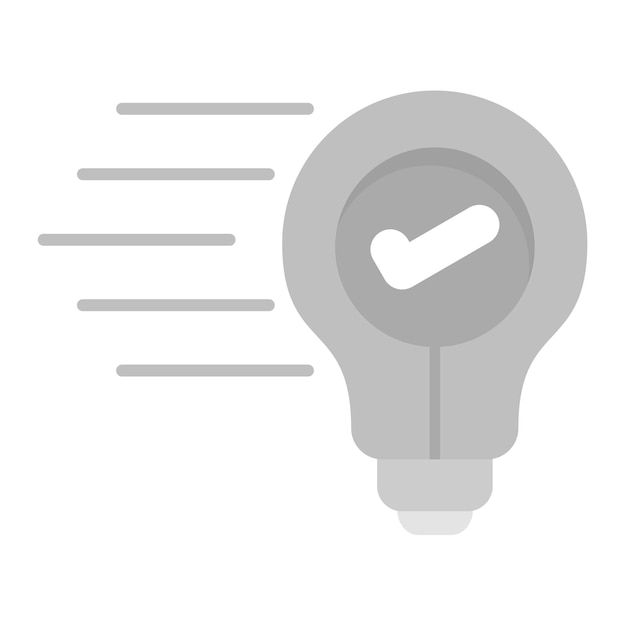 Imagen vectorial de icono de idea rápida Se puede utilizar para la creatividad