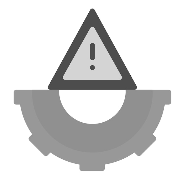 Imagen vectorial del icono de identificación de riesgos Puede utilizarse para la gestión de riesgos