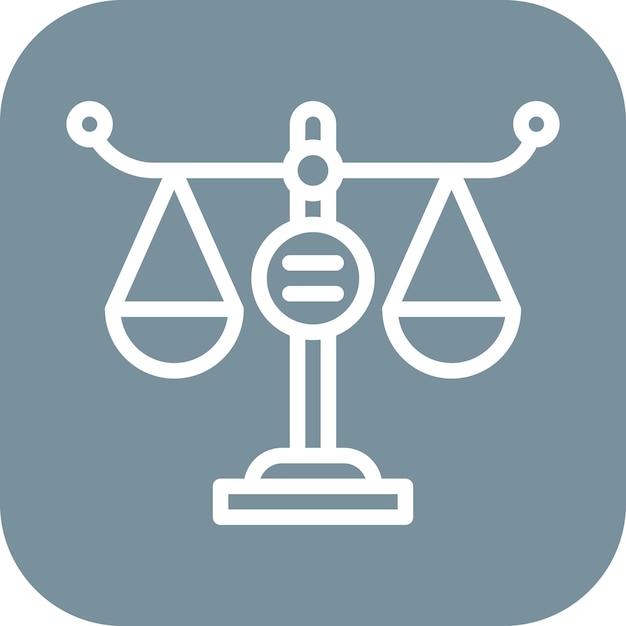 Imagen vectorial del icono de igualdad Puede utilizarse para los Derechos Humanos